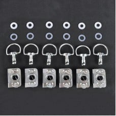 Dzus Bodywork Fastener Kit - Clip Style (Package of 6)